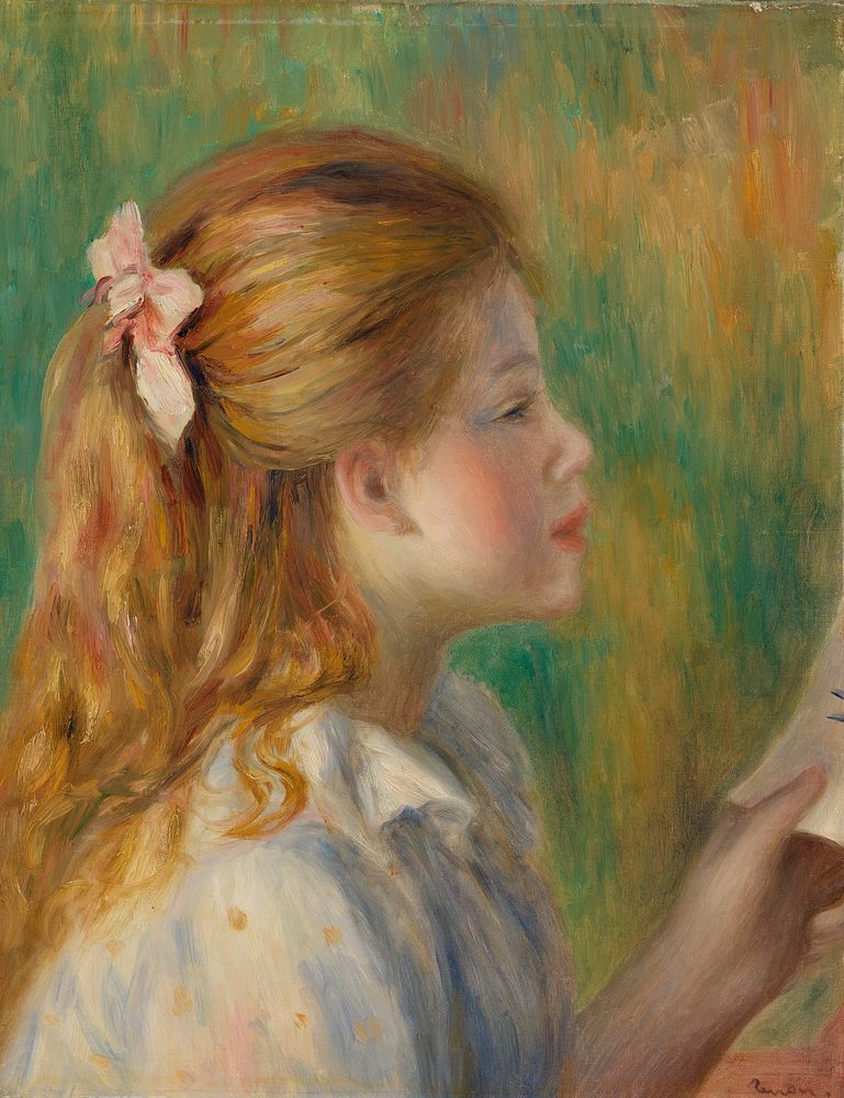 Reading (La Lecture) by Pierre Auguste Renoir