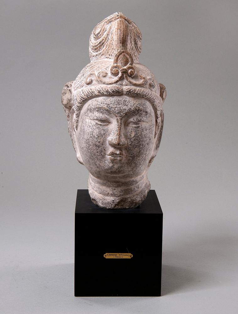 Head of a Bodhisattva by Unidentified artist