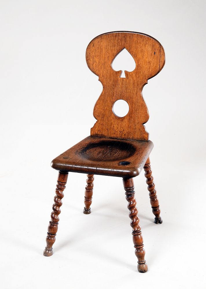 Spade Back Chair by Unidentified Maker