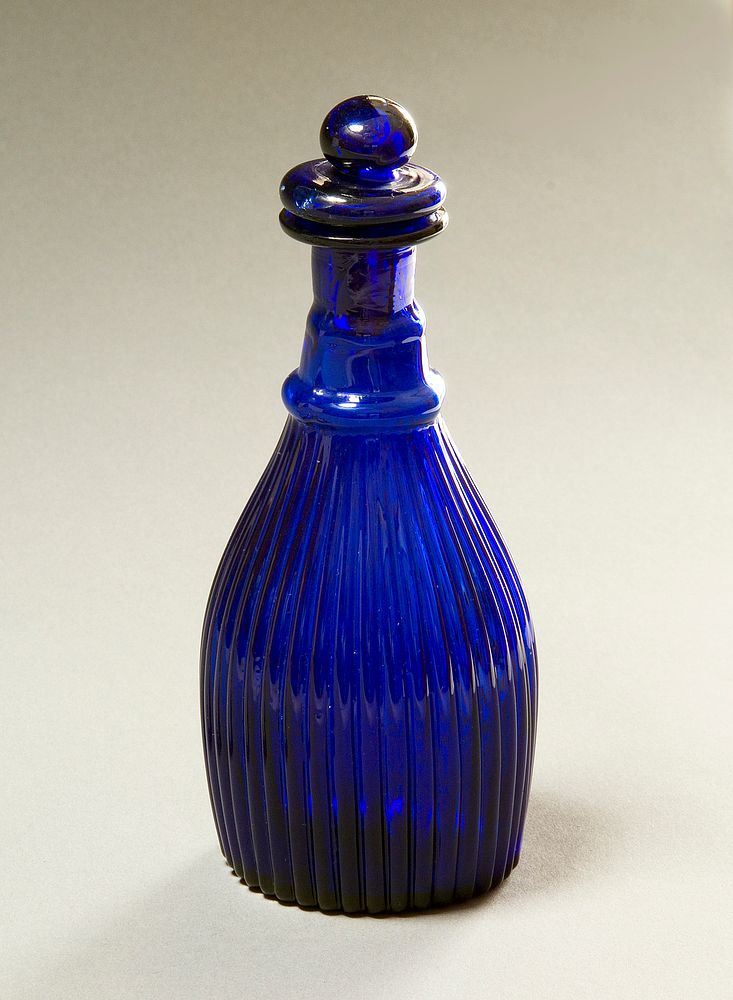 Decanter or Cruet with Stopper by Unidentified Maker