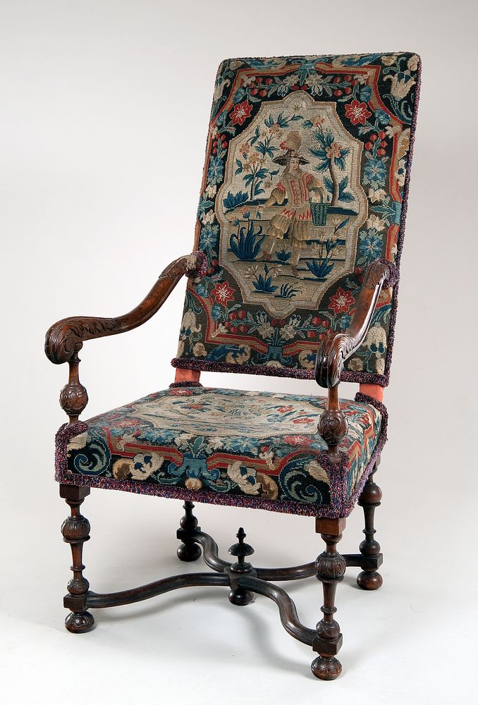 Upholstered Armchair by Unidentified Maker