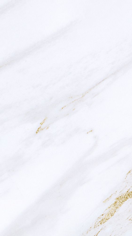 White marble aesthetic phone wallpaper, gold glitter background