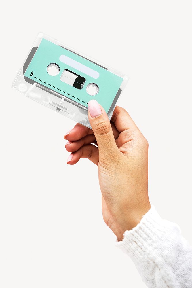 Cassette tape isolated design