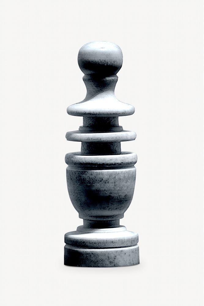 Pond chess piece, isolated image Free Photo rawpixel