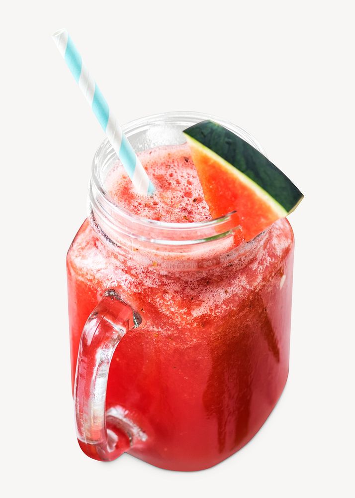 Watermelon juice isolated image