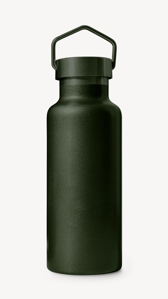 Thermal bottle mockup, eco-friendly product psd
