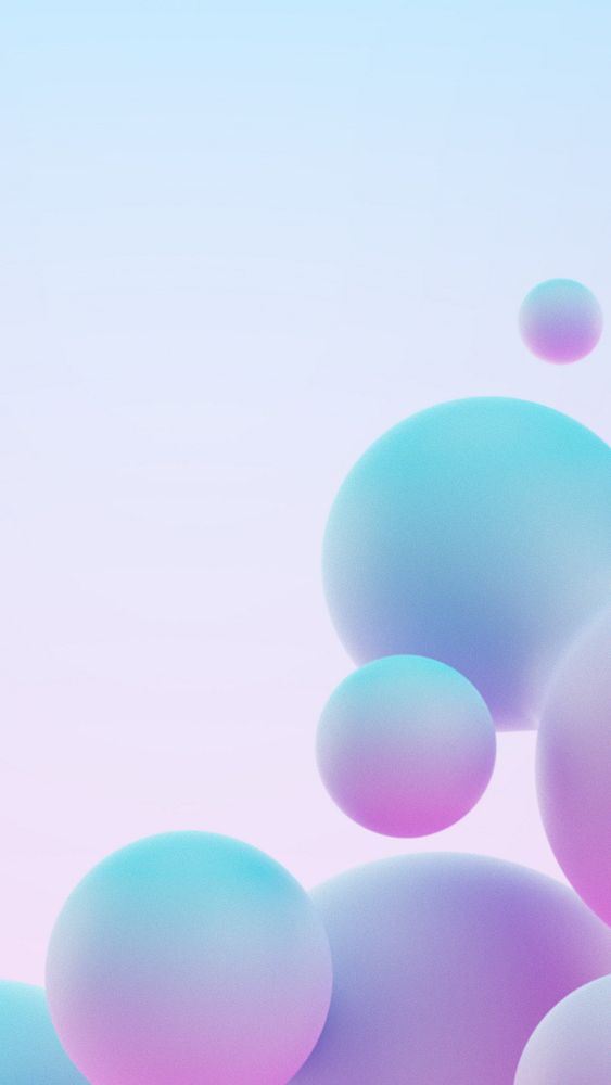Gradient fluid pink mobile wallpaper, digital remix