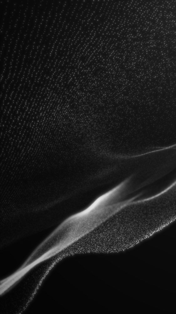 Abstract monotone black mobile wallpaper, digital remix