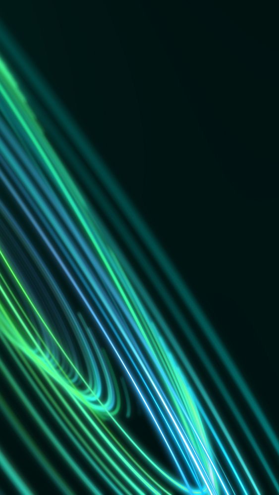 Abstract dark green mobile wallpaper, smart technology digital remix