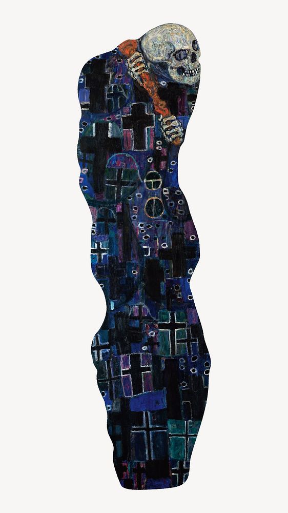 Famous painting, Gustav Klimt's Death and Life artwork, remixed by rawpixel