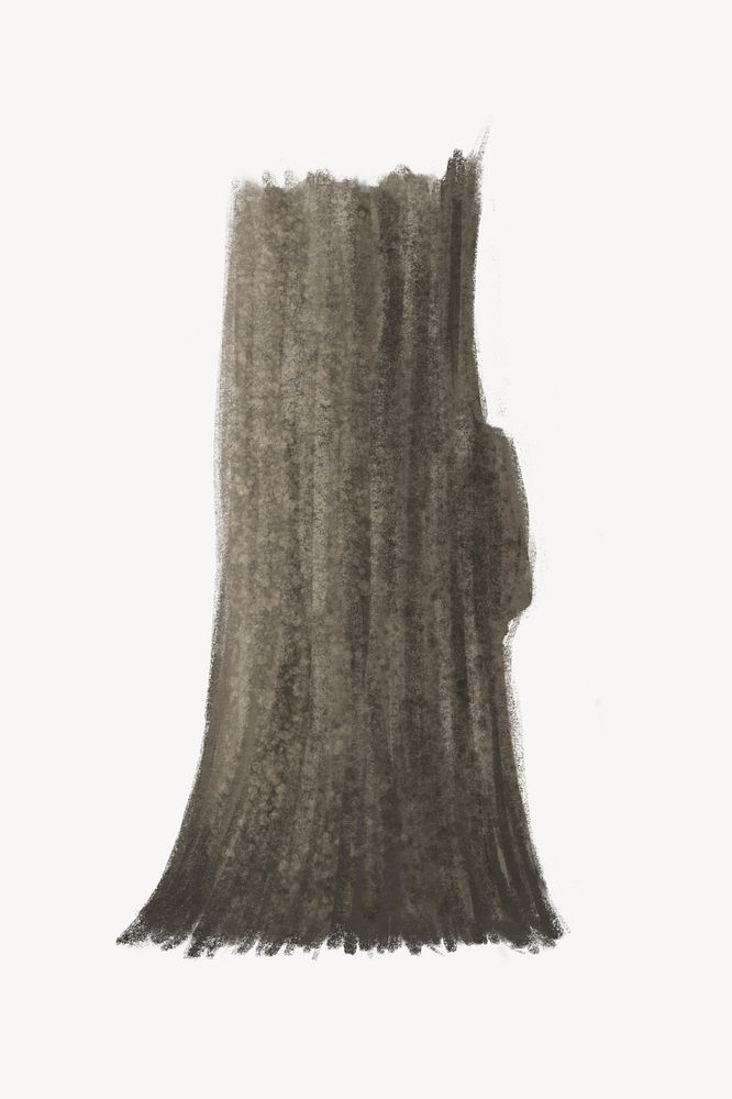 Tree trunk, aesthetic nature illustration