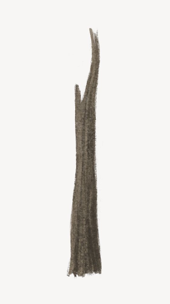 Dead tree illustration, white background