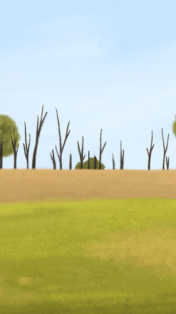 Grass field, green iPhone wallpaper background