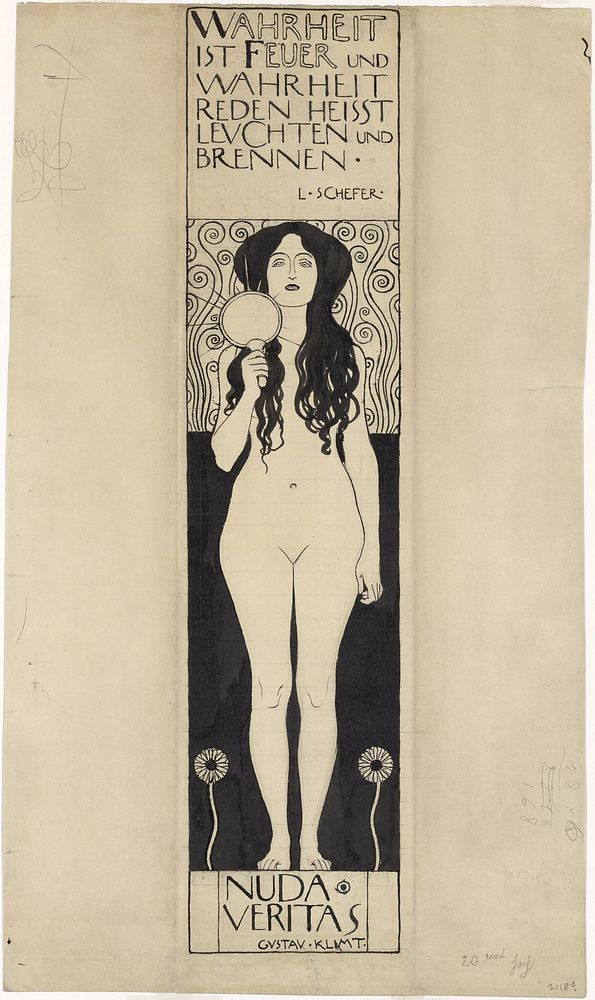 "Nuda Veritas" by Gustav Klimt