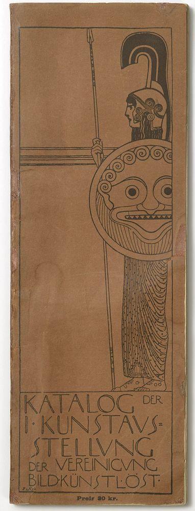 Catalog of the 1st exhibition of.Vienna Secession, March - June 1898 by Gustav Klimt