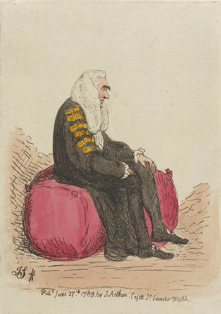 Untitled (Seated Barrister)