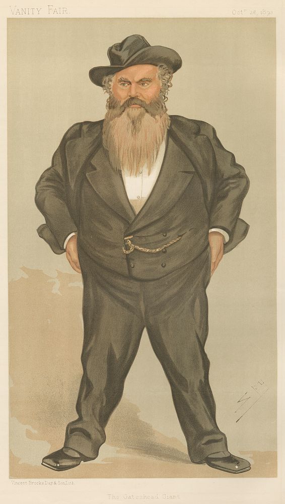Politicians - Vanity Fair 'The Gateshead Giant'. Mr. William Allen. October 26, 1893