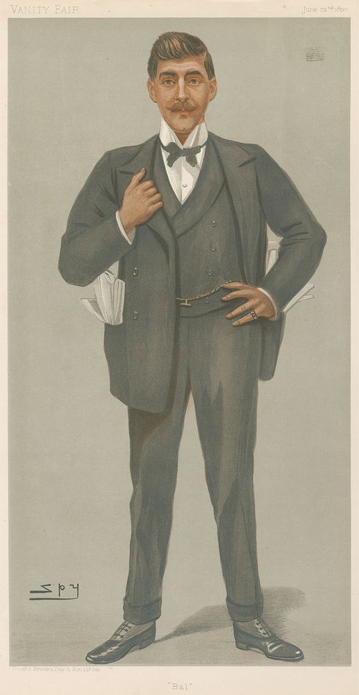 Politicians - Vanity Fair - ' Bal'. Lord Balcarres. June 22, 1890