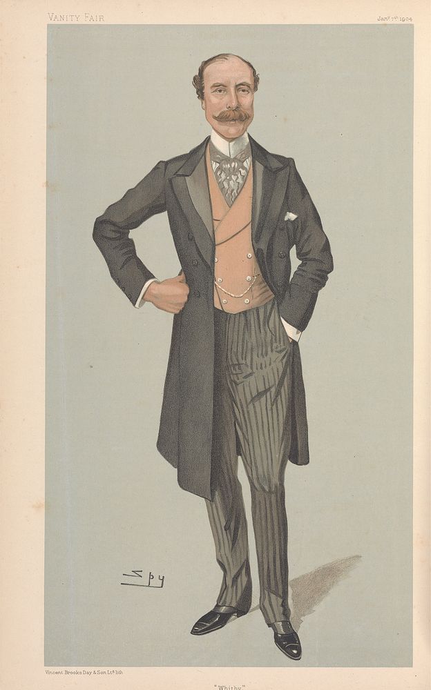 Politicians - Vanity Fair- 'Whitby'. Mr. Ernest William Beckett. June 7, 1904