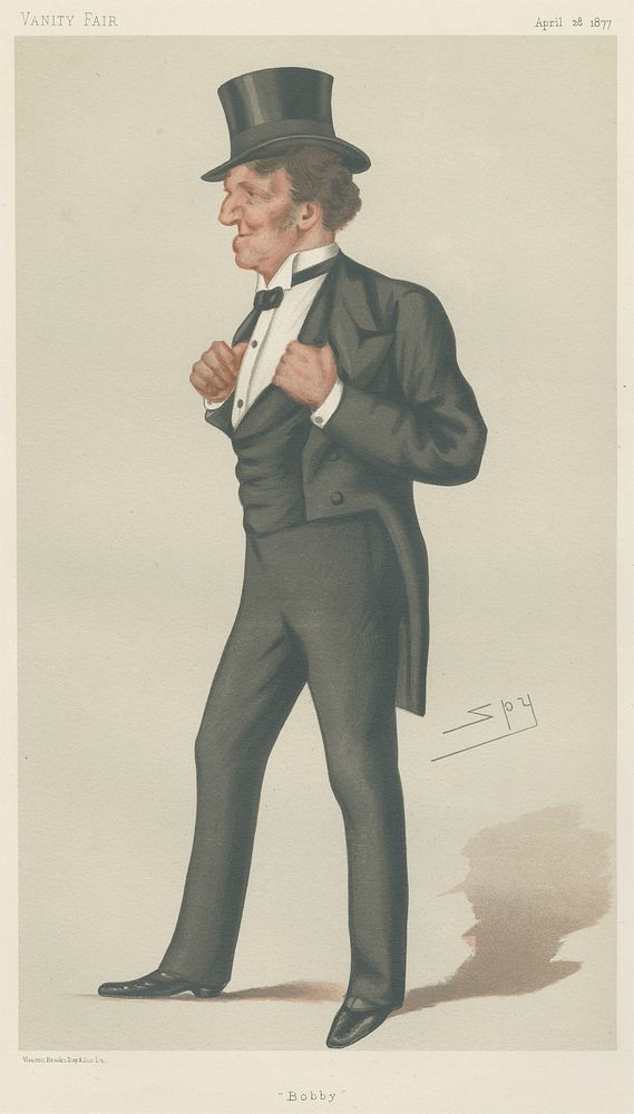 Politicians - Vanity Fair - 'Bobby'. The Hon. Robert Bourke. April 28, 1877