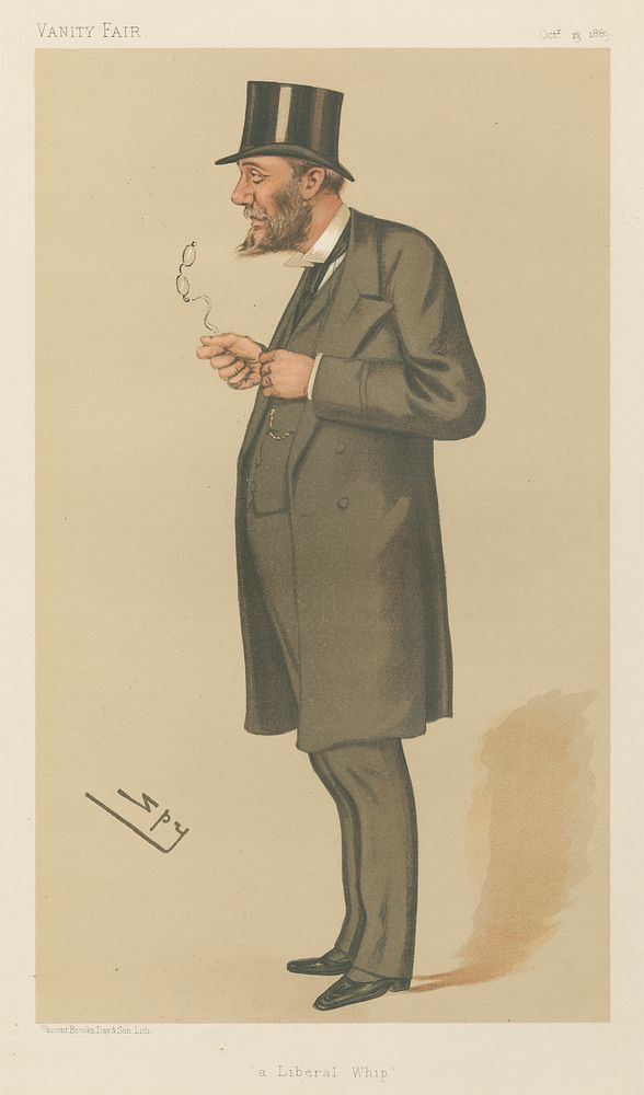 Politicians - Vanity Fair - 'A Liberal Whip'. Mr. Charles Cecil Cotes. Oct. 13, 1883