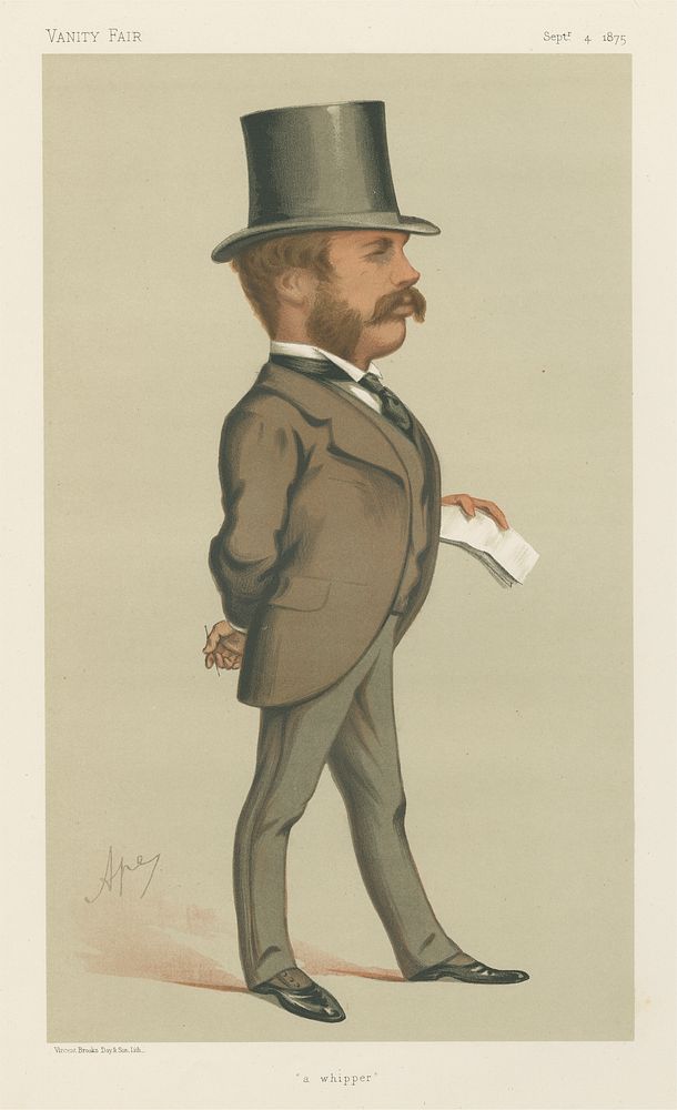 Politicians - Vanity Fair - 'a whipper'. Mr. William Hart Dyke. September 4, 1875