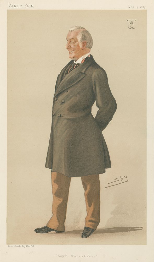 Politicians - Vanity Fair - 'South Warwickshire'. Sir John Earley Earley-Wilmont. May 9, 1885