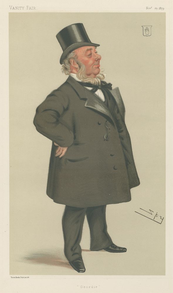 Politicians - Vanity Fair - 'Geordie'. Sir George Elliot. November 29, 1879