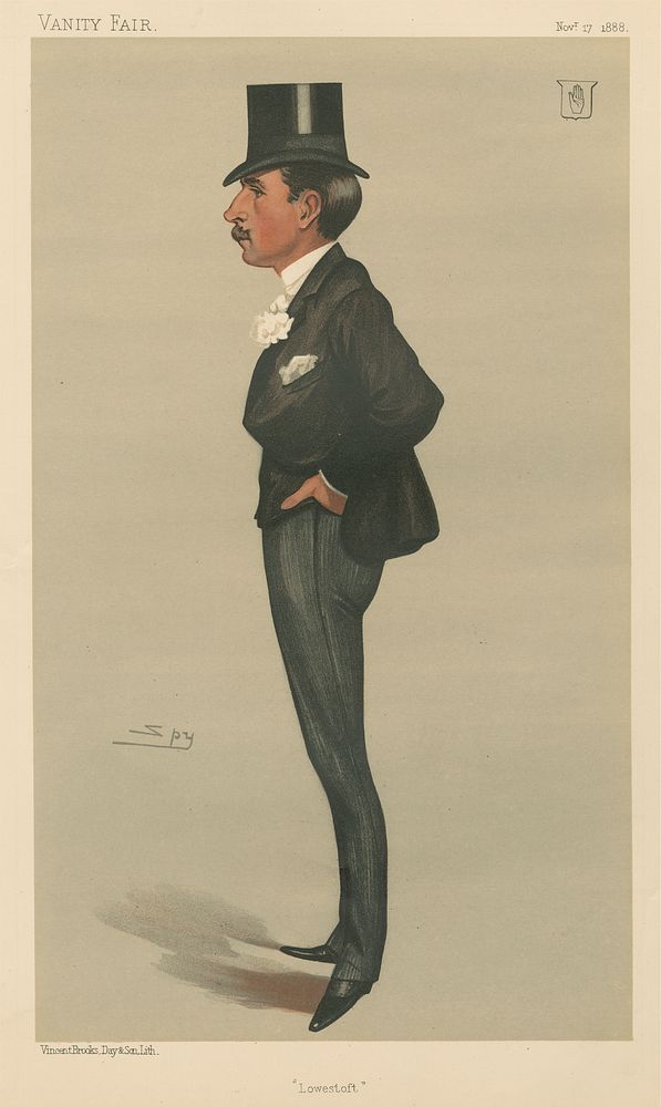 Politicians - Vanity Fair - 'Lowestoft'. Sir Savile Briton Crossly. November 17, 1888