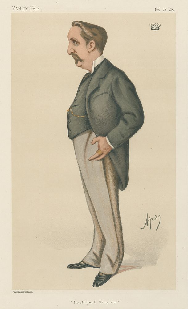 Politicians - Vanity Fair - 'Intelligent Toryism'. Baron Henry De Worms. May 22, 1880