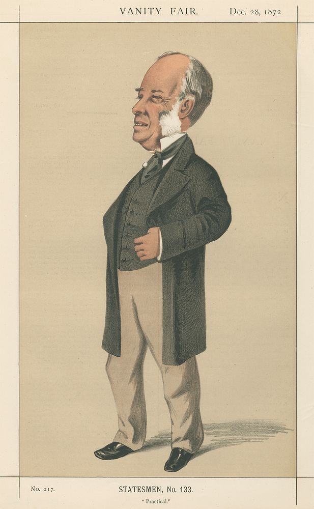 Politicians - Vanity Fair - 'Practical'. Mr. Gabriel Goldney. December 28, 1872