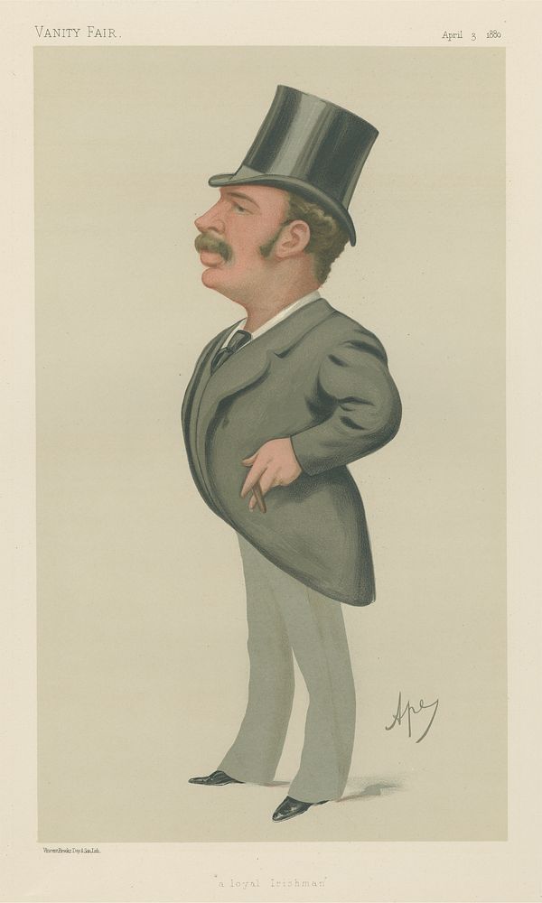 Politicians - Vanity Fair - 'a loyal Irishman'. Lord Headley. April 3, 1888