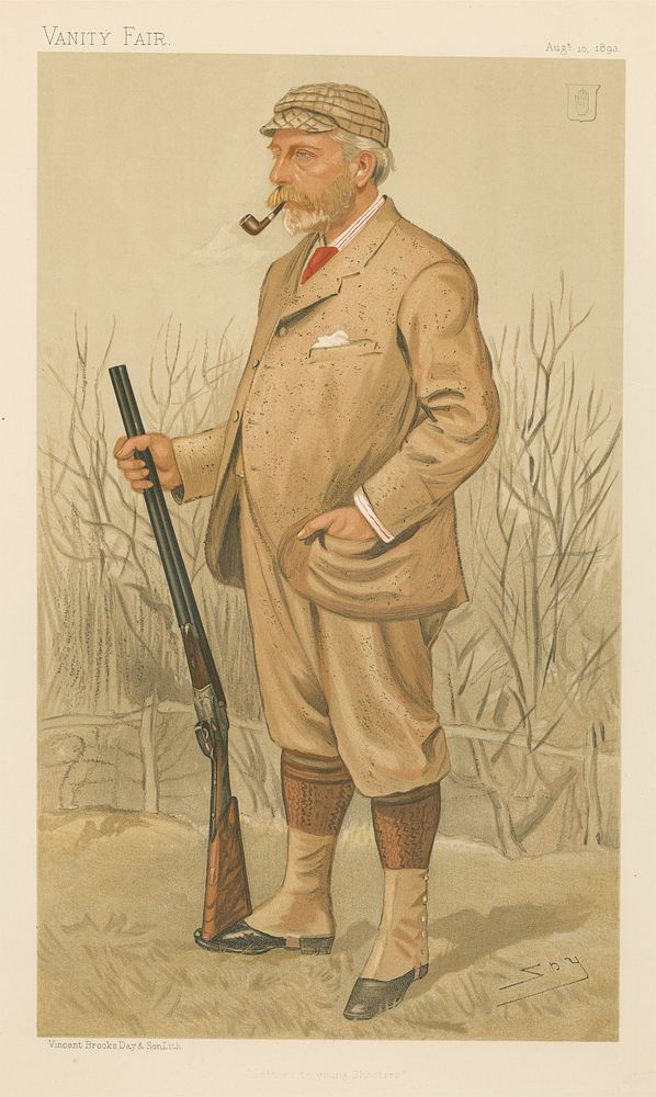 Vanity Fair: Game Hunter; 'Letters to Young Shooters', Sir Ralph Payne-Gallway, August 10, 1893