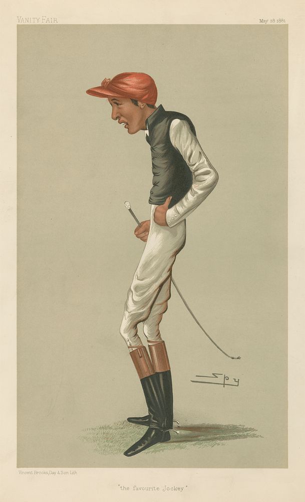 Vanity Fair: Jockeys; 'The Favorite Jockey', Fred Archer, May 28, 1881