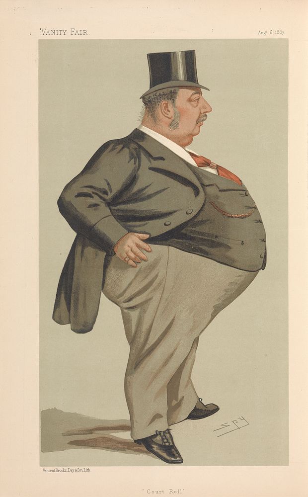 Vanity Fair: Legal; 'Court Roll', Charles Issac Elton, August 6, 1887
