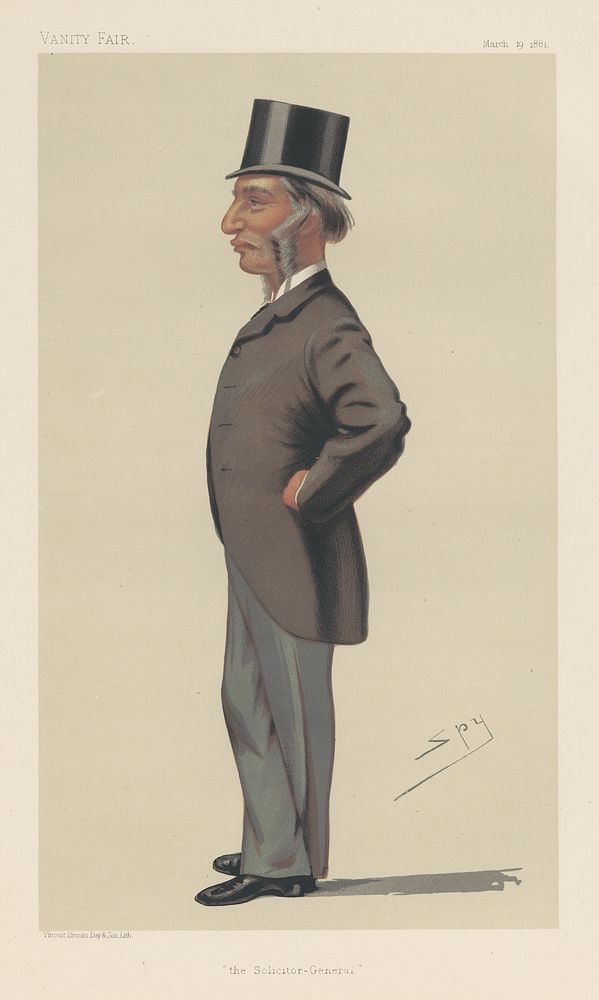 Vanity Fair: Legal; 'The Solicitor-General', Farrer Herschell, March 19, 1881