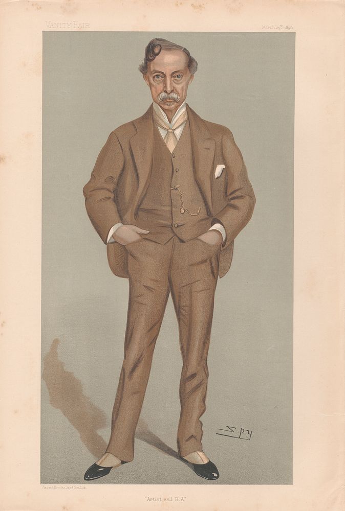 Vanity Fair - Artists. 'Artist and R.A.' Mr William Quiller Orchardson. 24 March 1898