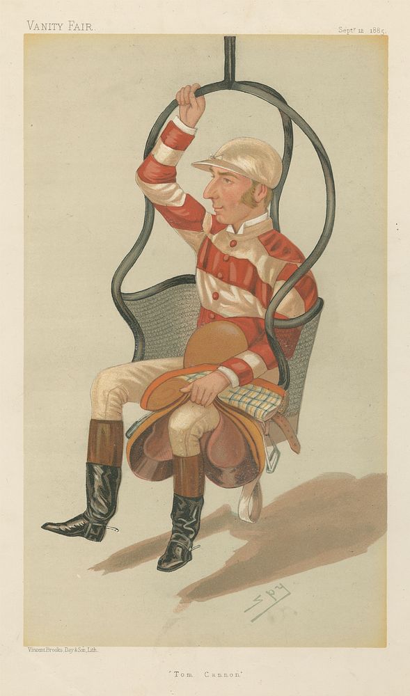 Vanity Fair: Jockeys; Tom Cannon, September 12, 1885