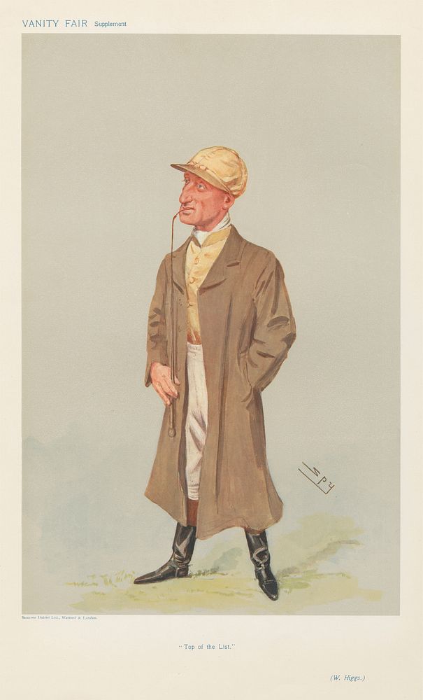 Vanity Fair: Jockeys; 'Top of the List', William Higgs, November 21, 1906
