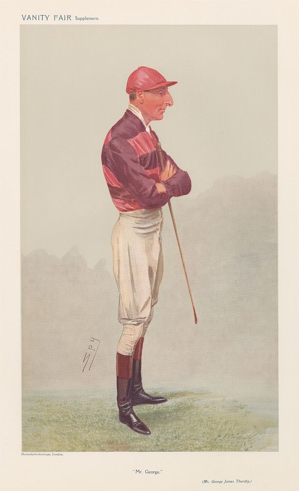 Vanity Fair: Jockeys; 'Mr. George', Mr. George James Thursby, December 18, 1907
