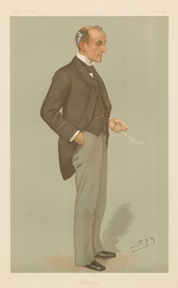 Vanity Fair: Literary; 'Anthony Hope', Mr. Anthony Hope Hawkins, December 26, 1895