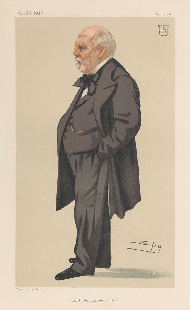 Vanity Fair: Legal; 'Lord Beaconfield's Friend', Sir Philip Rose, May 14, 1881