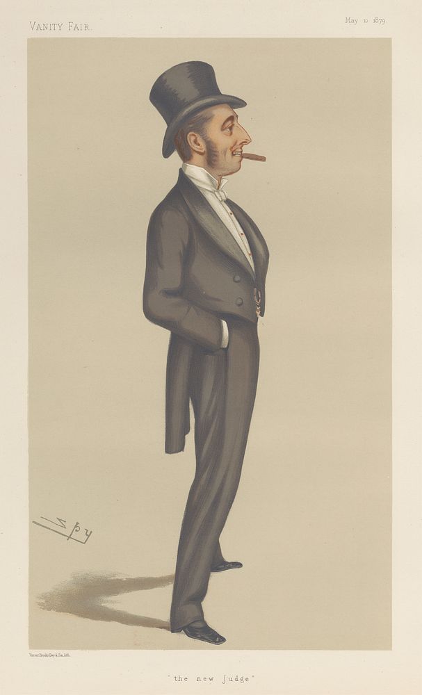 Vanity Fair: Legal; 'The New Judge', The Hon. Mr. Justice Straight, May 10, 1879