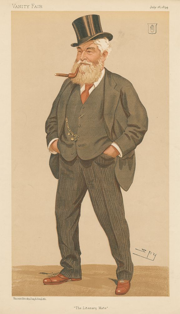 Vanity Fair: Literary; 'The Literary Mate', Sir John Digdale Astley, July 26, 1894