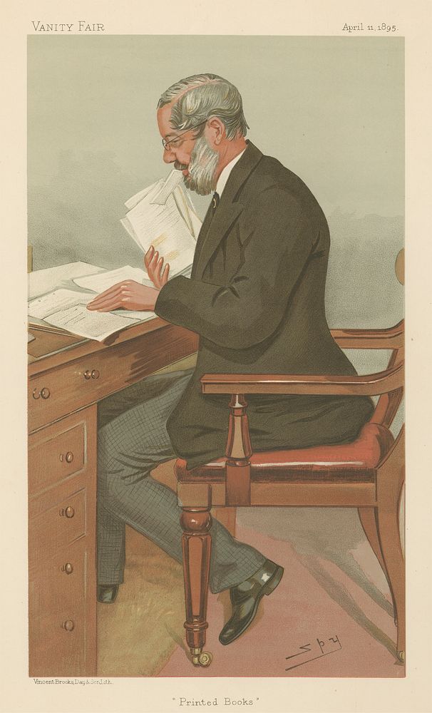 Vanity Fair: Literary; 'Printed Books', Dr. Richard Garnett, April 11, 1895