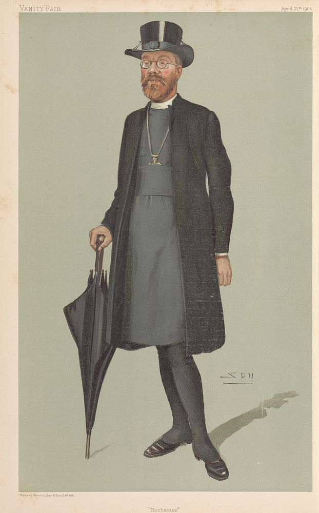 Vanity Fair - Clergy. 'Rochester' Edward Stuart Talbot. 21 April 1904