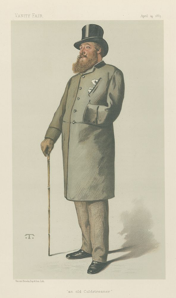 Vanity Fair: Literary; 'An Old Coldstreamer', Lieutenant General Charles Baring, April 14, 1883