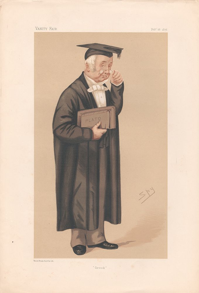 Vanity Fair - Clergy. 'Greek'. Rev. Benjamin Jowett. 26 February 1876