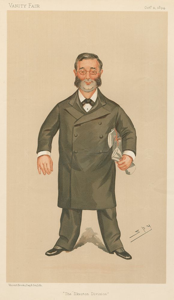 Vanity Fair - Doctors and Scientists. 'The Ilkeston Division'. Sir Walter Foster. 11 October 1894
