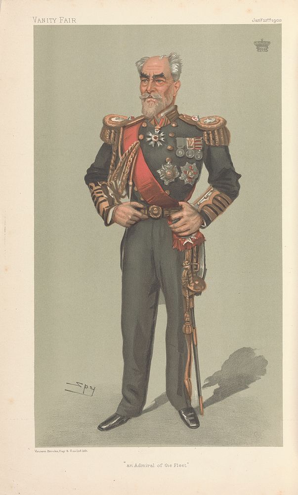 Vanity Fair: Military and Navy; 'An Admiral of the Fleet', The Earl of Clanwilliam, January 22, 1903